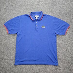 Florida Gators Polo Shirt Mens XL Blue Short Sleeve‎ College Sports Football